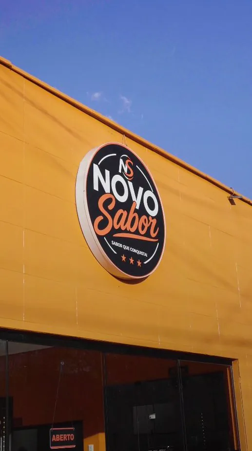 Fachada comercial Novo Sabor